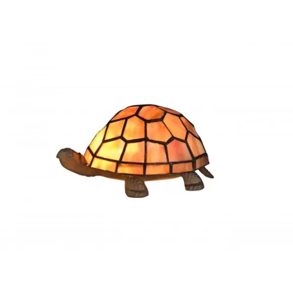 Bordslampa Sköldpadda / Turtle Röd-Gul 10cm