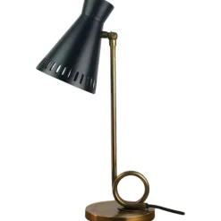 Bordslampa Svart/Antik