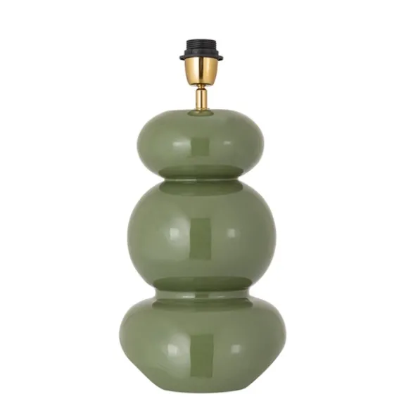 Bordslampfot Becca H39 metall djungelgrön