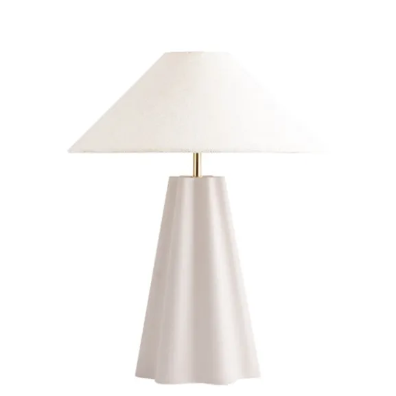 Bordslampfot Millie H36 metall sand
