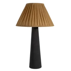 Bordslampfot Nina H46 metall mattsvart