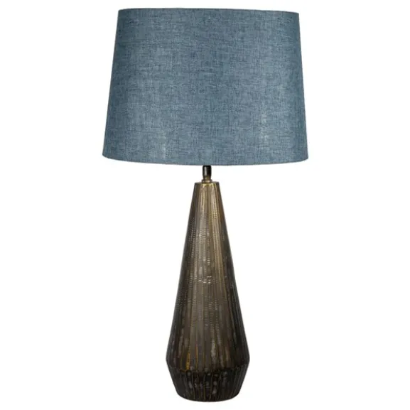 Bordslampskärm Alice D35 oval Sambu Blå