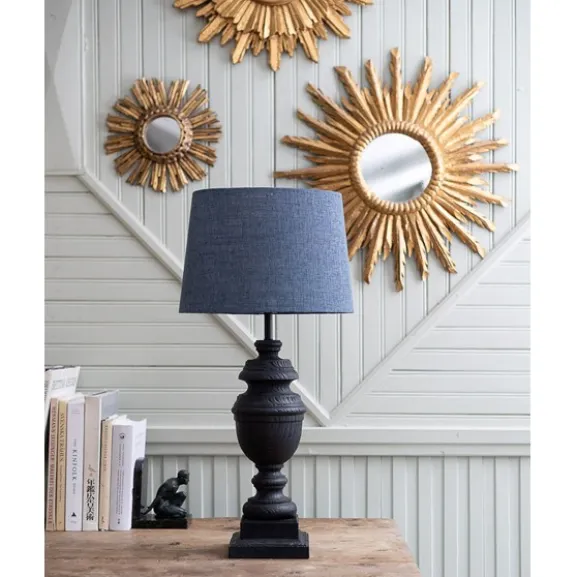 Bordslampskärm Alice D35 oval Sambu Blå