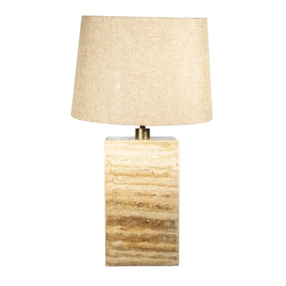 Bordslampskärm Alice D35 oval Sambu Natur
