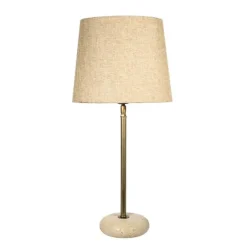 Bordslampskärm Alice D27 oval Sambu Natur