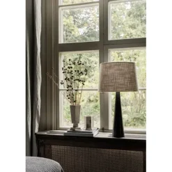 Bordslampskärm Alice D42 oval Grain sand