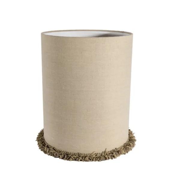 Bordslampskärm Cylinder D29 lin frans natur