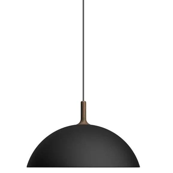 Bowl pendel svart E27