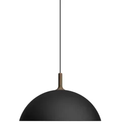 Bowl pendel svart E27