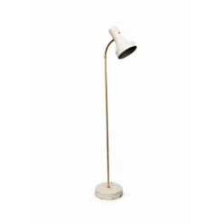 Brass Flex Golvlampa – Metallbas