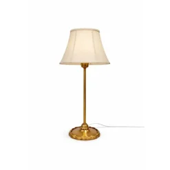 Brass Lampfot – Skulpterad Bas