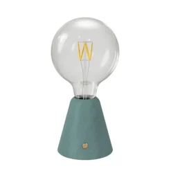 Bärbar och uppladdningsbar LED-lampa Teal