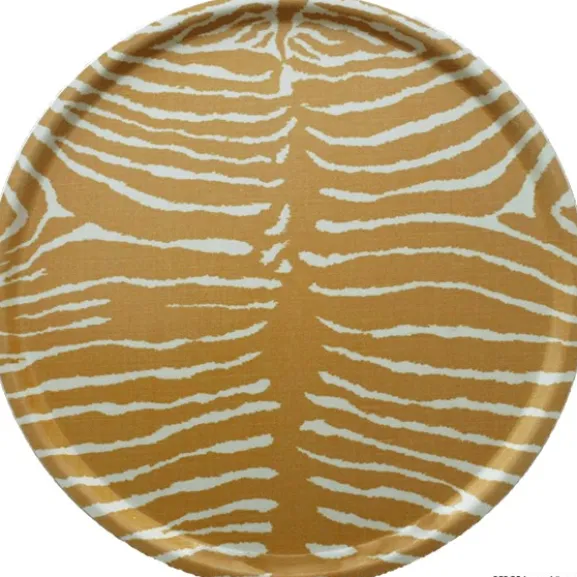 Bricka, Le Zebre Gul Ø45cm