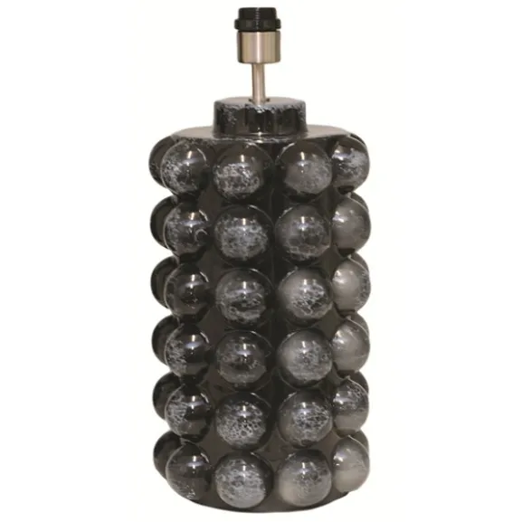 Bubbels Lampfot L Black marble 23cm