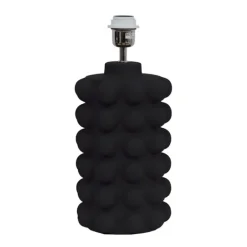 Bubbels Lampfot L Black matted 23cm