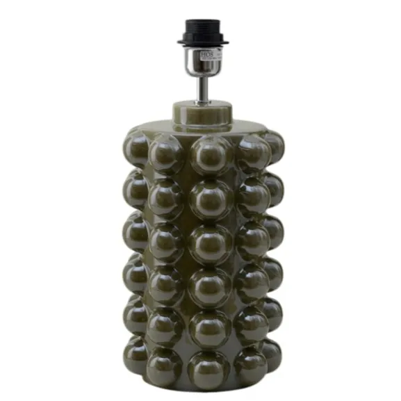 Bubbels Lampfot Olivegreen 18cm