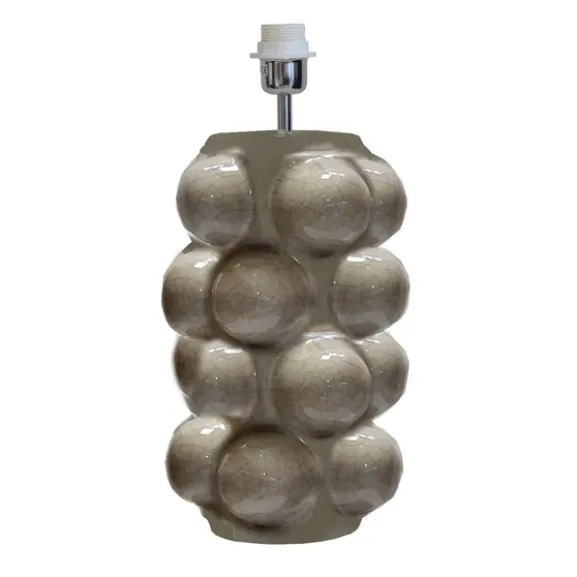 Bubbels Lampfot XL Broken mud grey 23cm