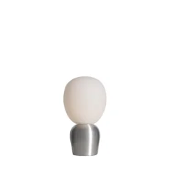 Buddy bordslampa borstad alu/opal glass