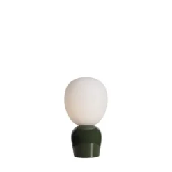 Buddy bordslampa Forest Green/opal glass