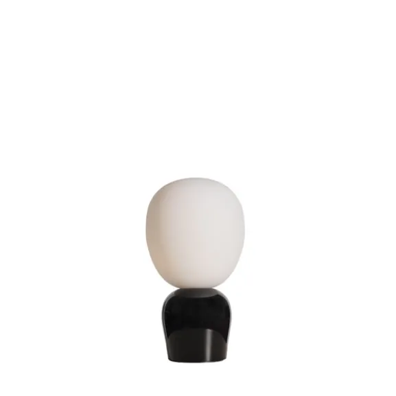 Buddy bordslampa Glossy svart/opal glass
