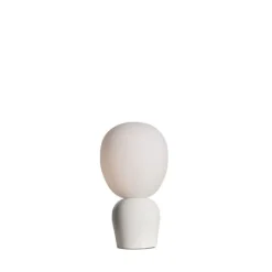 Buddy bordslampa Glossy vit/opal glass