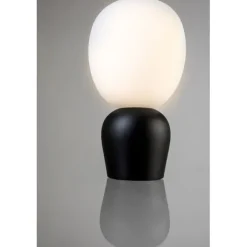 Buddy bordslampa, svartstruktur/opal