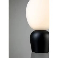 Buddy bordslampa, svartstruktur/opal