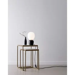 Buddy bordslampa, svartstruktur/opal