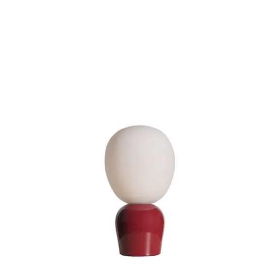 Buddy bordslampa Wine Red/opal glass