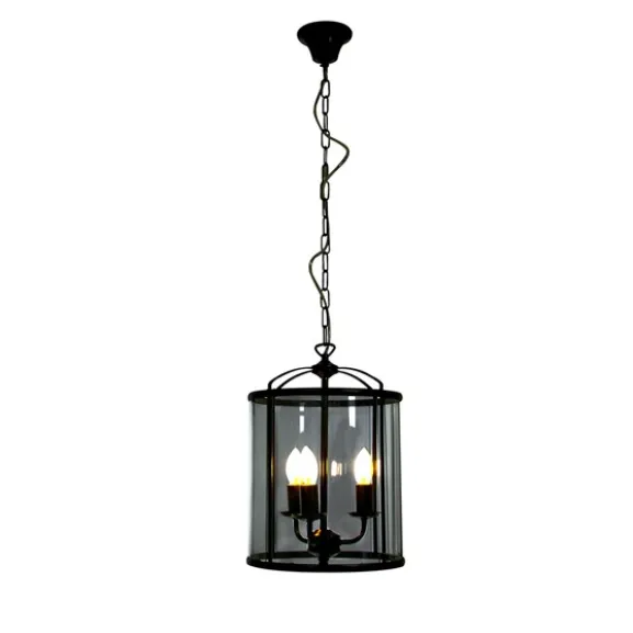 BUDGIE taklampa Ø28, svart/rök
