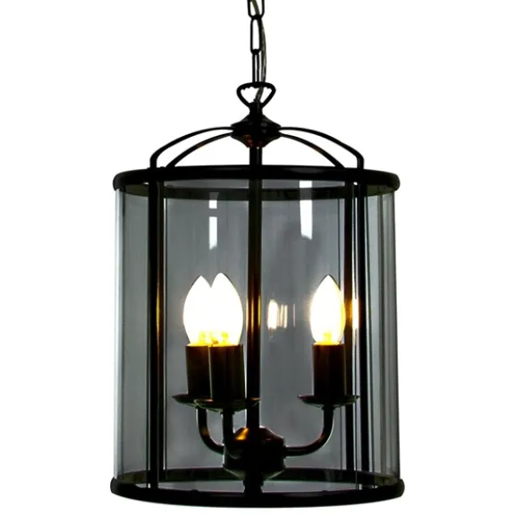 BUDGIE taklampa Ø28, svart/rök