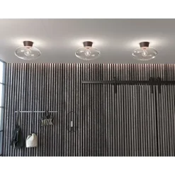 Bullo plafond, oxid/klarglas 27cm