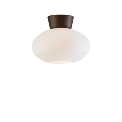 Bullo plafond, oxid/opalglas 27cm