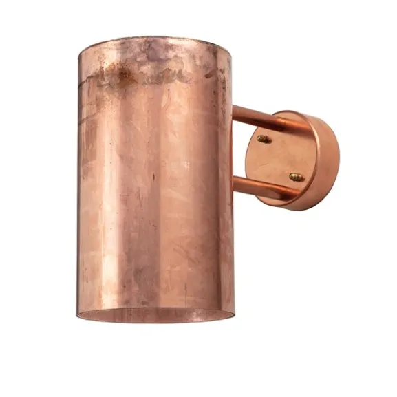 C627 Utomhuslampa, Vägglampa Stor Rå koppar