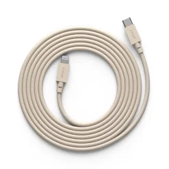 Cable 1 USB C to Lightning, Beige 2m