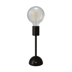 Cabless02 bärbar och uppladdningsbar lampa Svart