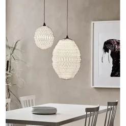 Caleo 2 Medium taklampa, vit/brons 35cm