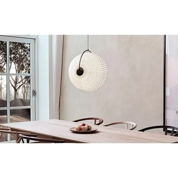 Caleo original taklampa, vit/brons 58cm