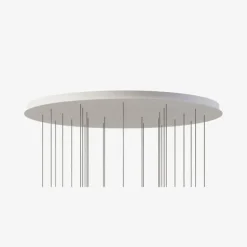 CANOPY Flowerpot Chandelier VP10 31 pendants Ø89 cm Matt White