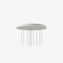 CANOPY Flowerpot Chandelier VP1 10 pendants Ø77 cm Matt White