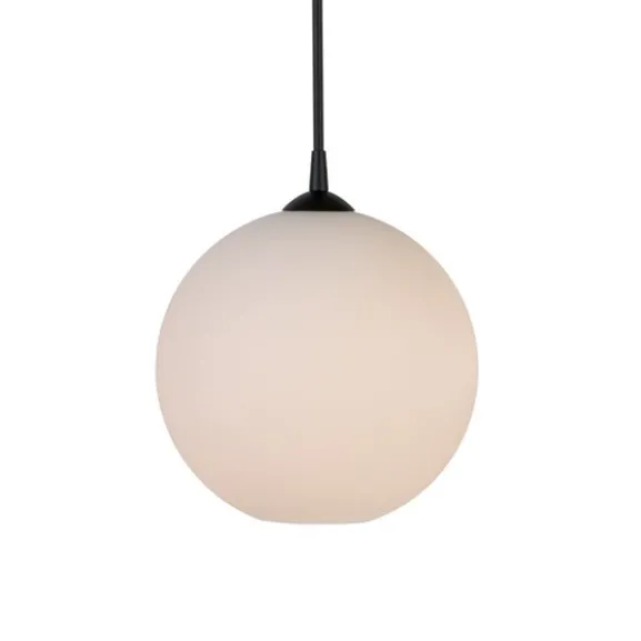 Capo pendel, svartstruktur/opalglas 30cm