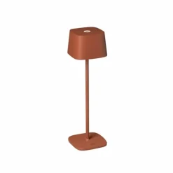 Capri bordslampa terrakotta fyrkantig