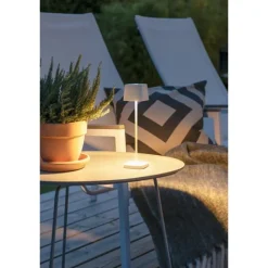 Capri Mini bordslampa vit fyrkantig