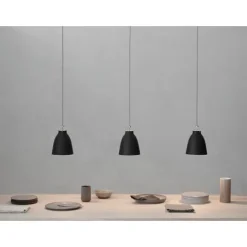 Caravaggio P1 taklampa, mattsvart 16,5cm