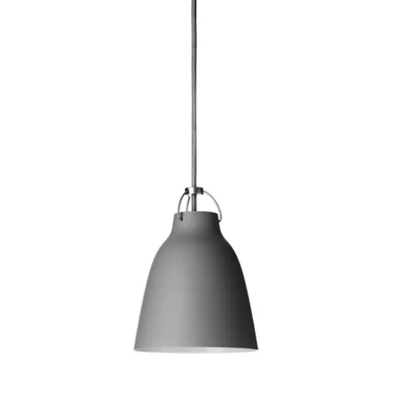 Caravaggio P1 taklampa, matt mörkgrå 16,5cm