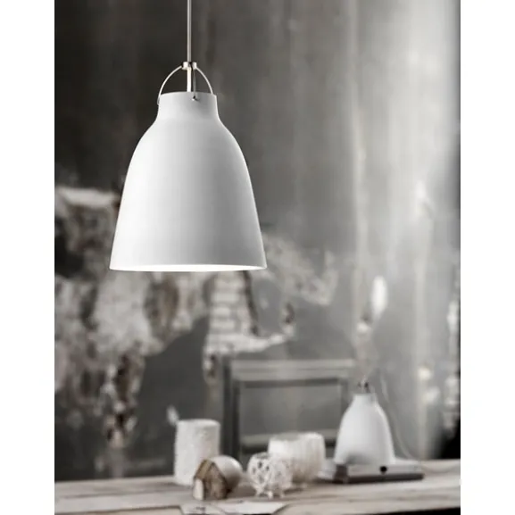 Caravaggio P2 taklampa, mattvit 25,8cm