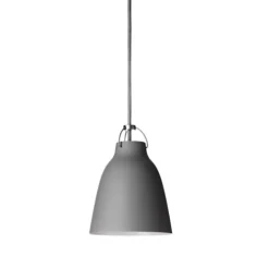 Caravaggio P1 taklampa, matt mörkgrå 16,5cm