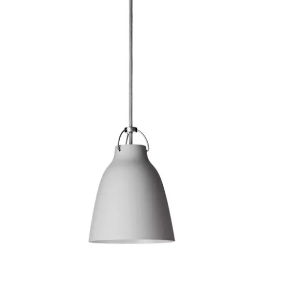 Caravaggio P1 taklampa, matt ljusgrå 16,5cm