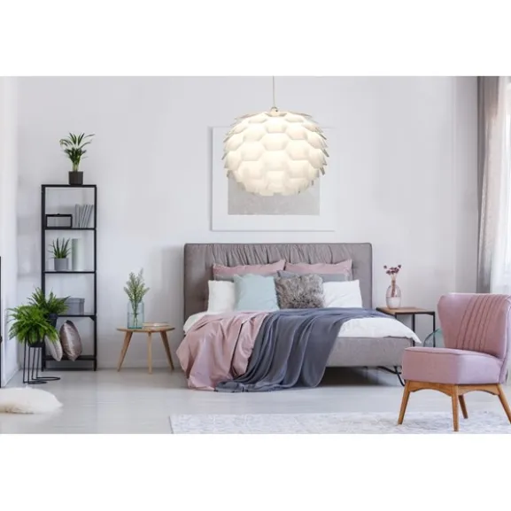 CARPATICA taklampa, vit 60cm