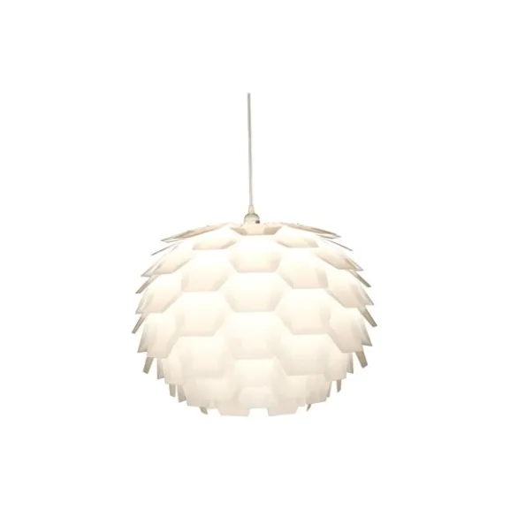 CARPATICA taklampa, vit 60cm